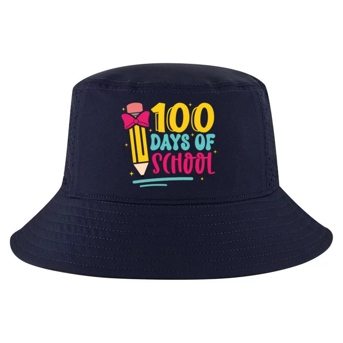 100 Days Of School Cute Education Cool Comfort Performance Bucket Hat