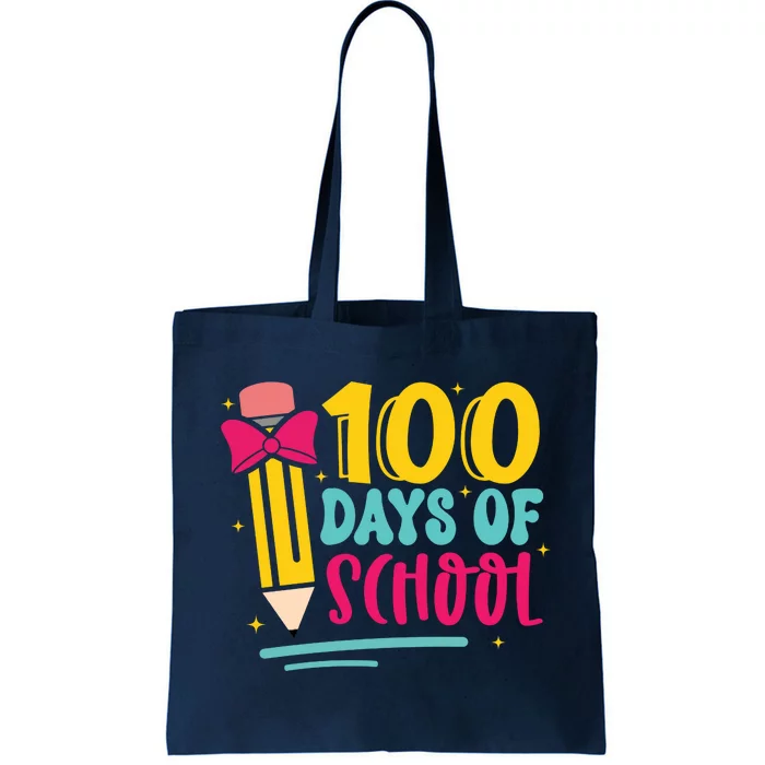 100 Days Of School Cute Education Tote Bag