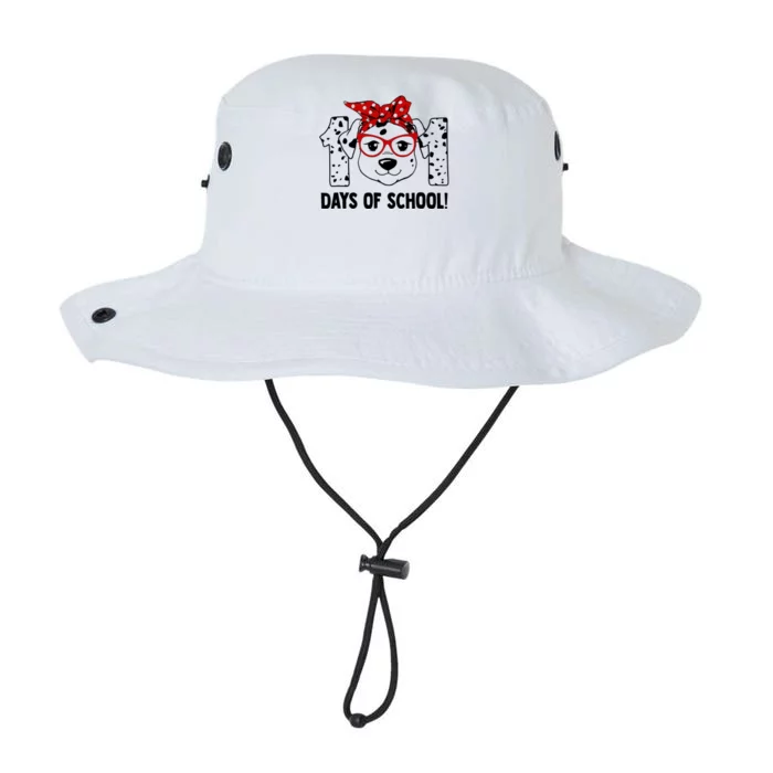 101 Days Of School Dalmatian Dog Teachers Gift Legacy Cool Fit Booney Bucket Hat