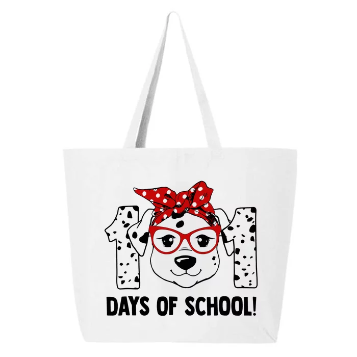 101 Days Of School Dalmatian Dog Teachers Gift 25L Jumbo Tote