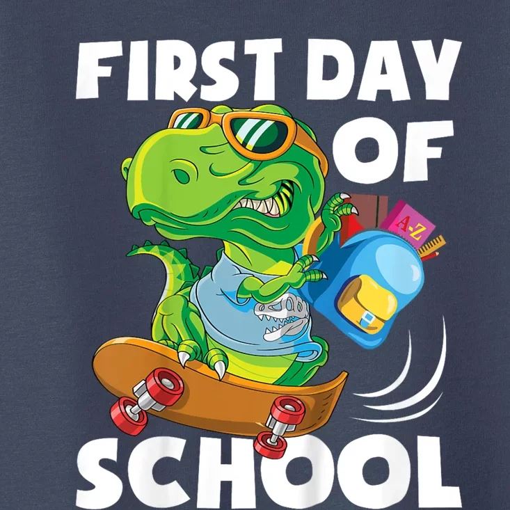 1st Day Of Kindergarten Is Gonna Be Jawsome Dinosaur Boy Toddler T-Shirt