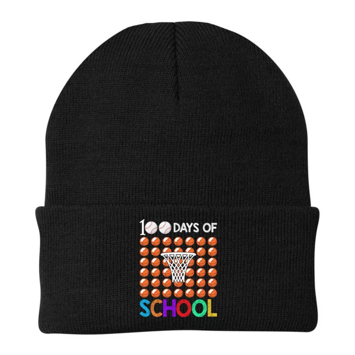 100th Day Of School Baseball 100 Days Smarter Teacher Boy Knit Cap Winter Beanie