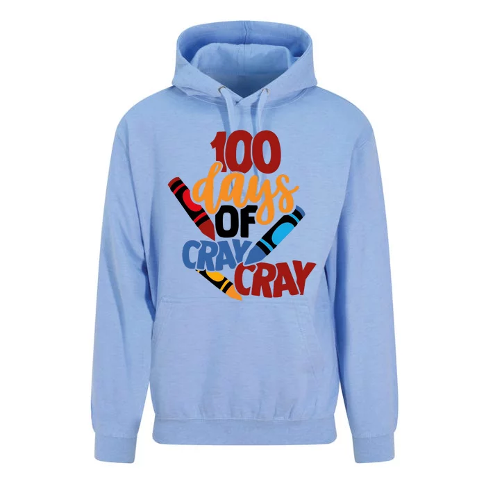 100 Days Of Cray Cray Kindergarten Teacher Unisex Surf Hoodie