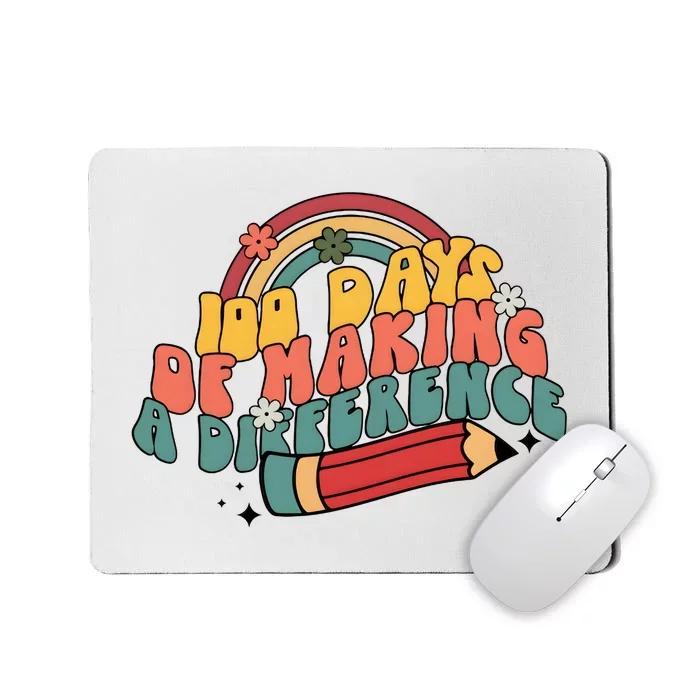 100 Days Of Making A Difference Happy 100 Days Mousepad