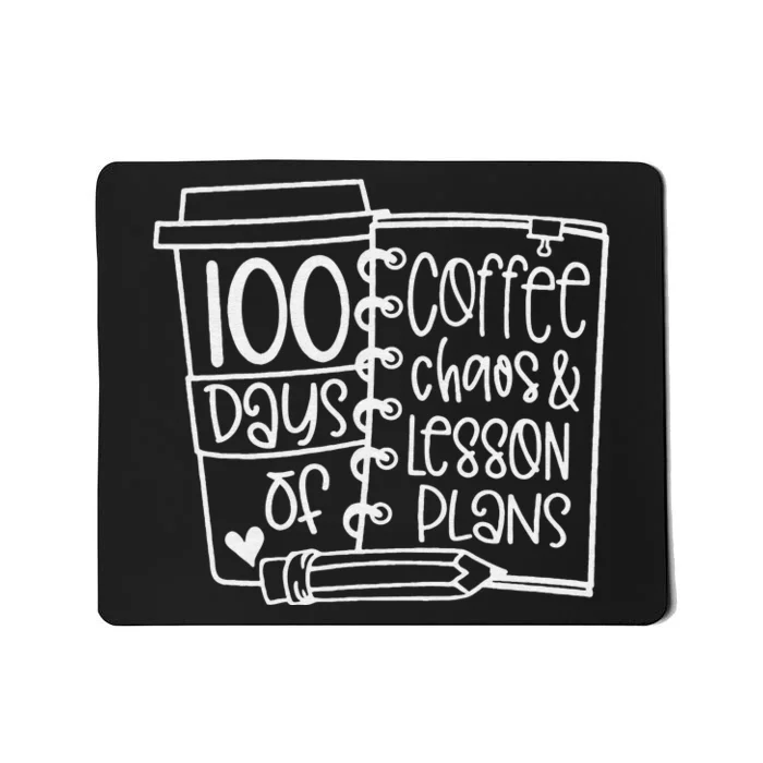 100 Days Of Coffee Chaos Lesson & Plans 100th Day Of School Mousepad