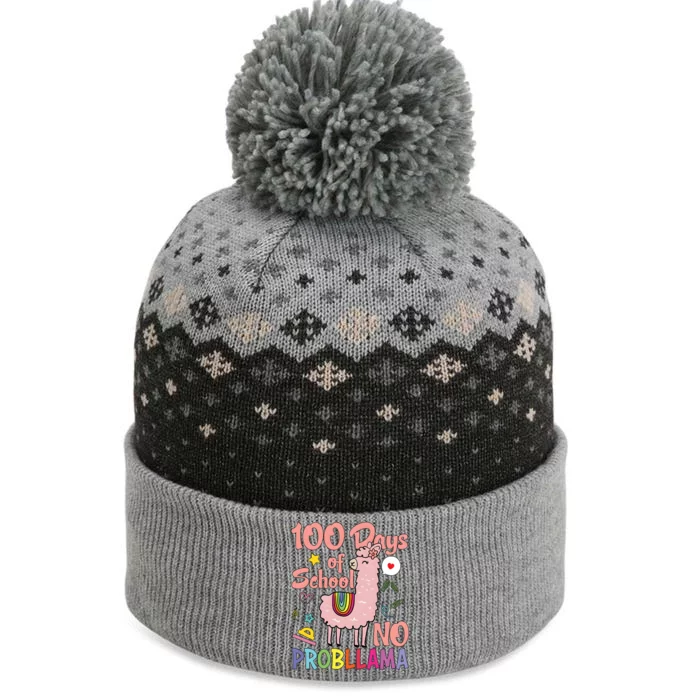 100 Days Of School No Probllama The Baniff Cuffed Pom Beanie