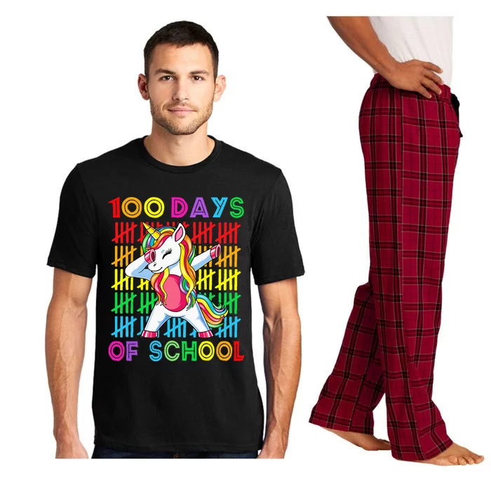 100 Days Of School Unicorn 100 Days Smarter 100th Day Pajama Set