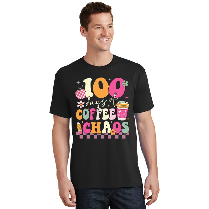 100 Days Of School Coffee Lover 100th Day Of School Teacher T-Shirt