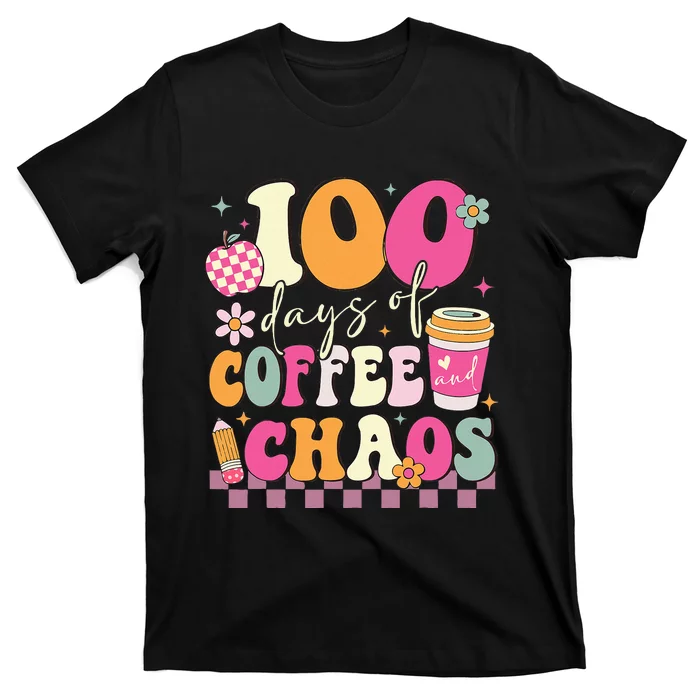 100 Days Of School Coffee Lover 100th Day Of School Teacher T-Shirt