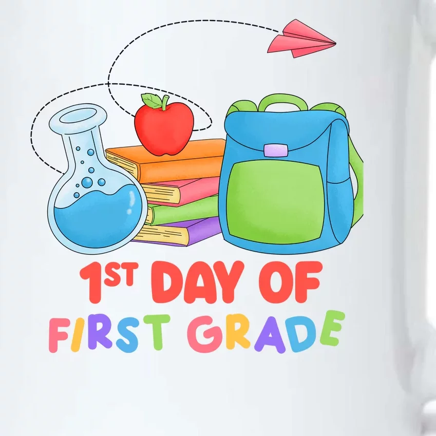 1st Day Of First Grade Cute Back To School Black Color Changing Mug