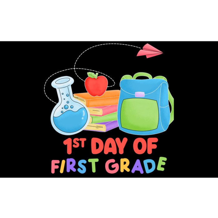 1st Day Of First Grade Cute Back To School Bumper Sticker