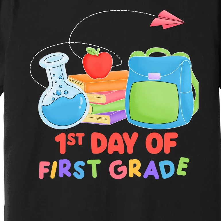 1st Day Of First Grade Cute Back To School Premium T-Shirt