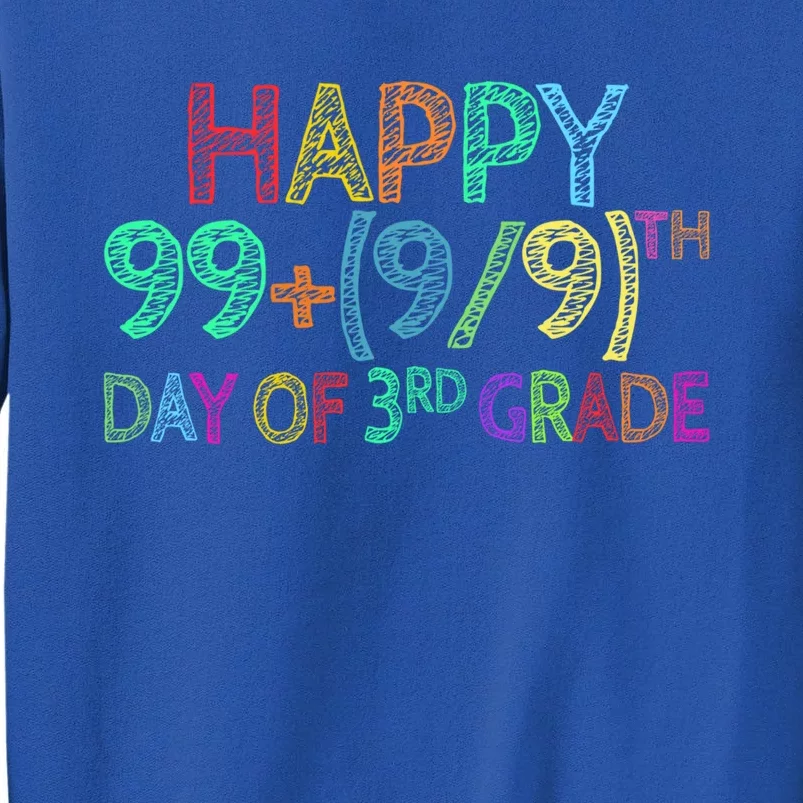 100th Day Of 3rd Grade Math Teacher 100 Days Gift Sweatshirt