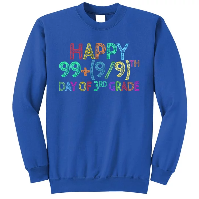 100th Day Of 3rd Grade Math Teacher 100 Days Gift Sweatshirt