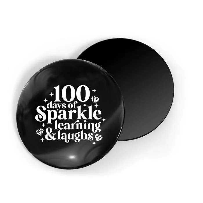 100 Days Of Learning And Laughs School Celebration Magnet