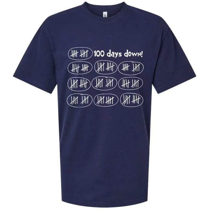 100 Days Of School 100th Day Of School Celebration Sueded Cloud Jersey T-Shirt