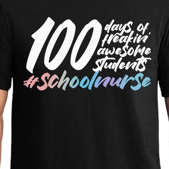 100 Days Of School Cute School Nurse Gift Pajama Set