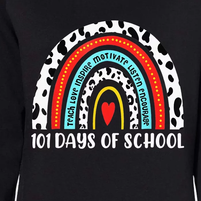 100 Days Of School Dalmatian Dog 100 Days Smarter Womens California Wash Sweatshirt