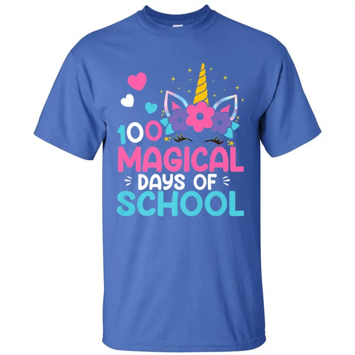 100th Day Of Kindergarten Gift 100 Magical Days Gift Tall T-Shirt