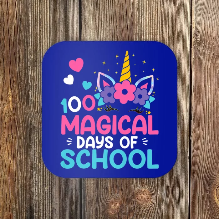 100th Day Of Kindergarten Gift 100 Magical Days Gift Coaster