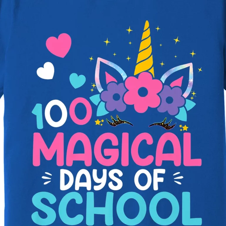 100th Day Of Kindergarten Gift 100 Magical Days Gift Premium T-Shirt