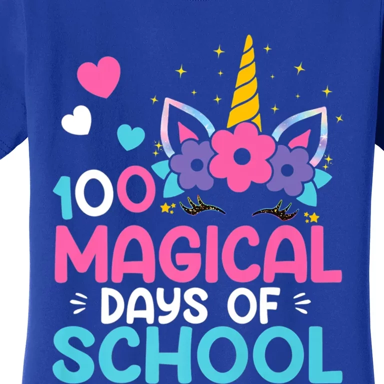 100th Day Of Kindergarten Gift 100 Magical Days Gift Women's T-Shirt