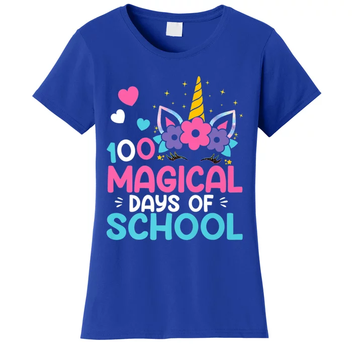 100th Day Of Kindergarten Gift 100 Magical Days Gift Women's T-Shirt