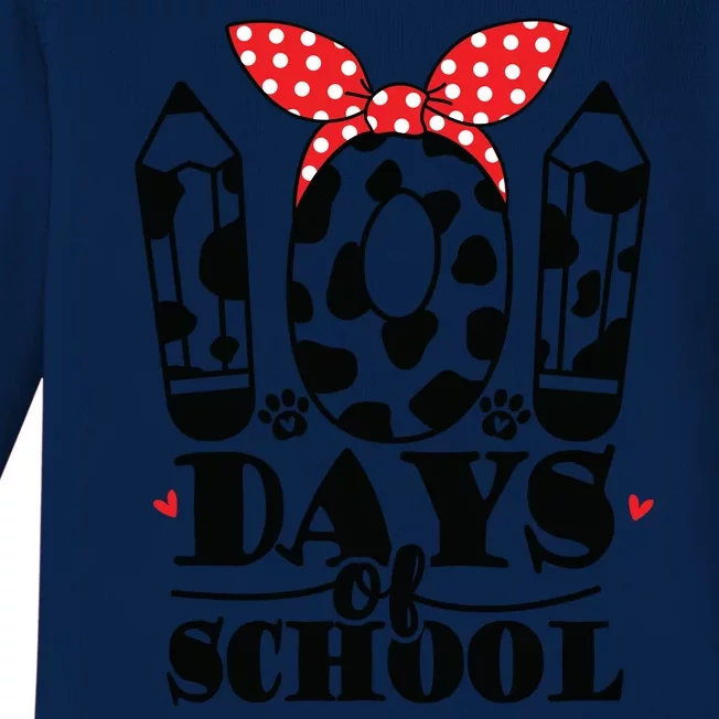 101 Days Of School Dalmatian Logo Cute Baby Long Sleeve Bodysuit