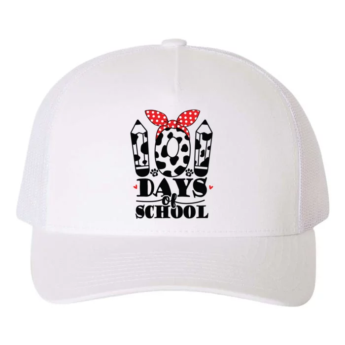 101 Days Of School Dalmatian Logo Cute Yupoong Adult 5-Panel Trucker Hat