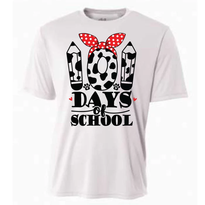 101 Days Of School Dalmatian Logo Cute Cooling Performance Crew T-Shirt