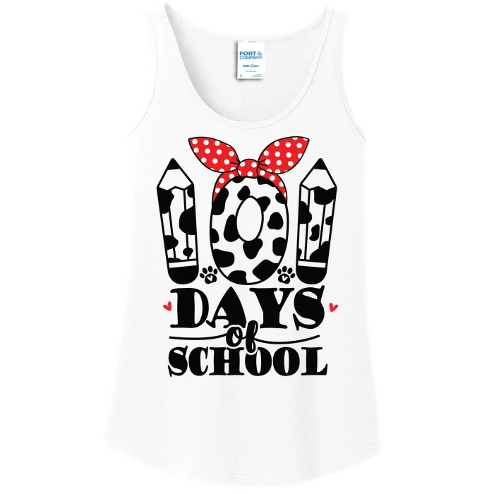 101 Days Of School Dalmatian Logo Cute Ladies Essential Tank