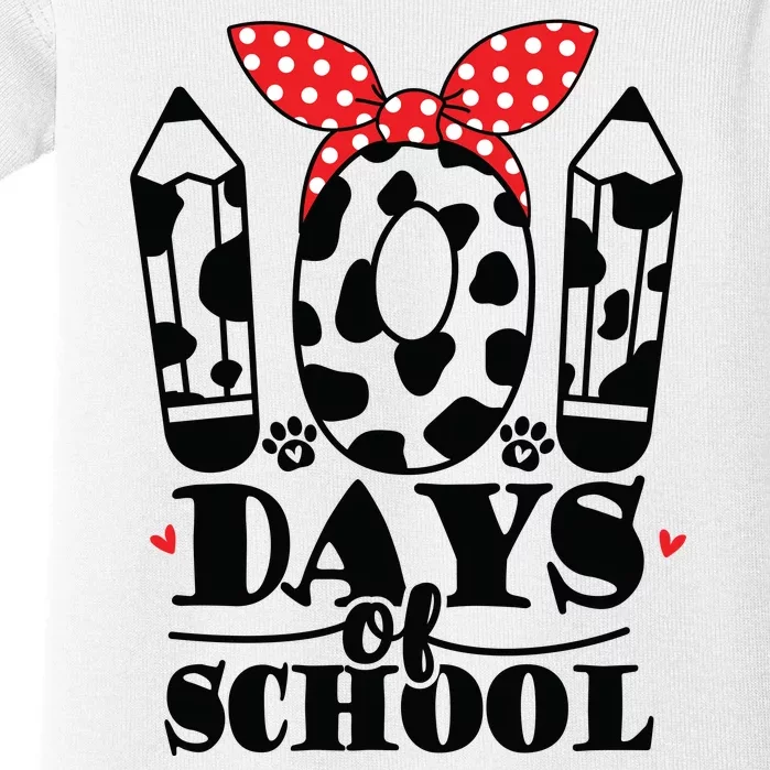 101 Days Of School Dalmatian Logo Cute Baby Bodysuit