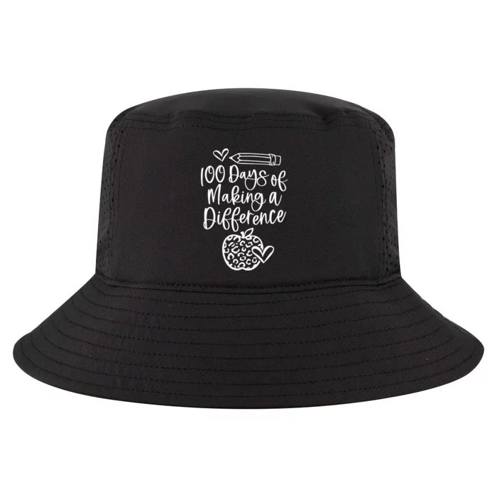 100 Days Of Making A Difference 100 Days Of School Cool Comfort Performance Bucket Hat