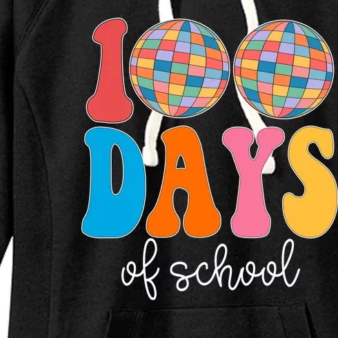 100 Days Of School Disco Celebration Women's Fleece Hoodie