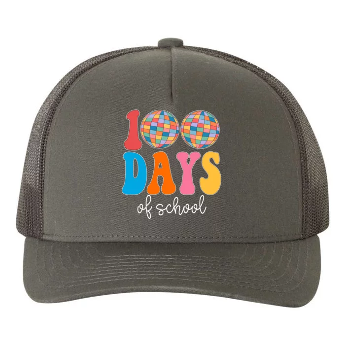 100 Days Of School Disco Celebration Yupoong Adult 5-Panel Trucker Hat