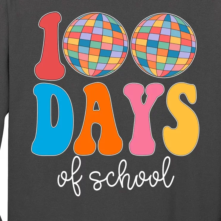 100 Days Of School Disco Celebration Tall Long Sleeve T-Shirt