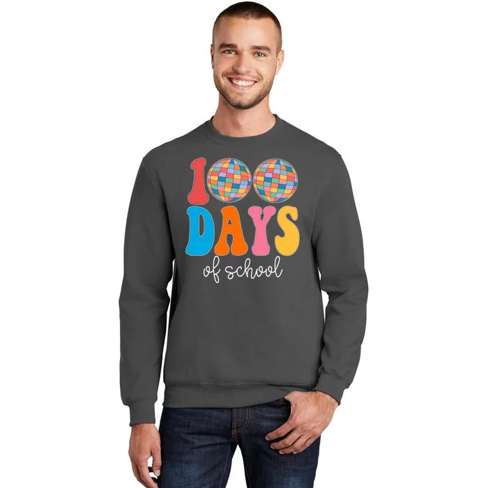 100 Days Of School Disco Celebration Tall Sweatshirt