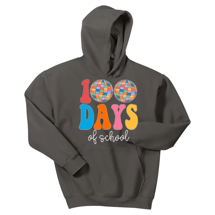 100 Days Of School Disco Celebration Kids Hoodie