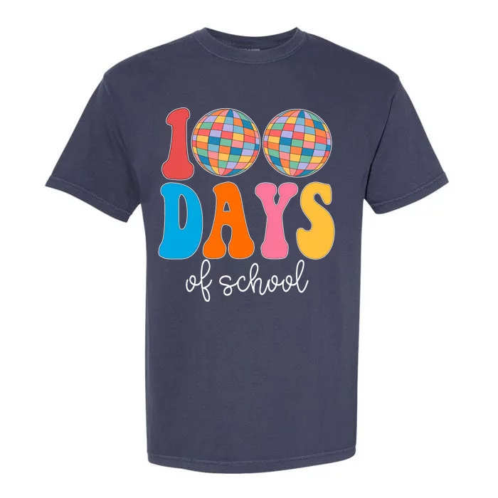 100 Days Of School Disco Celebration Garment-Dyed Heavyweight T-Shirt