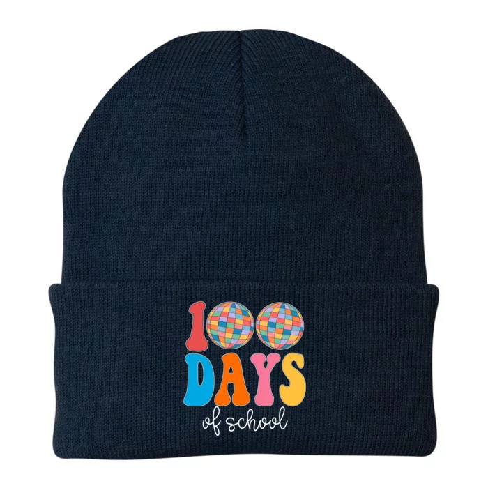 100 Days Of School Disco Celebration Knit Cap Winter Beanie