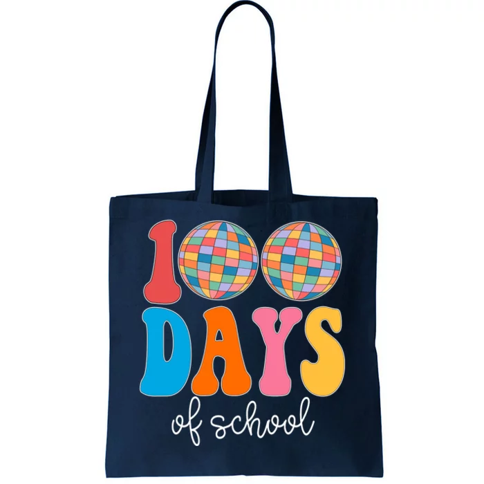 100 Days Of School Disco Celebration Tote Bag