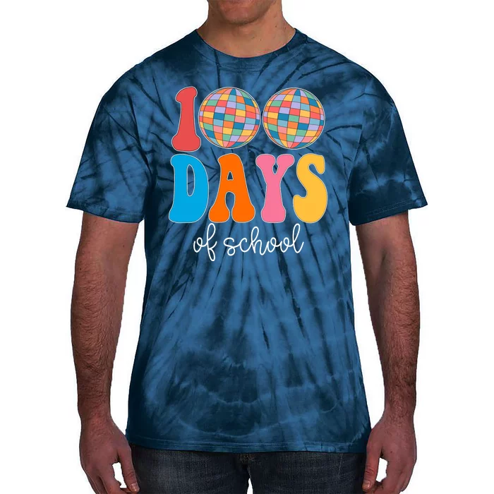 100 Days Of School Disco Celebration Tie-Dye T-Shirt