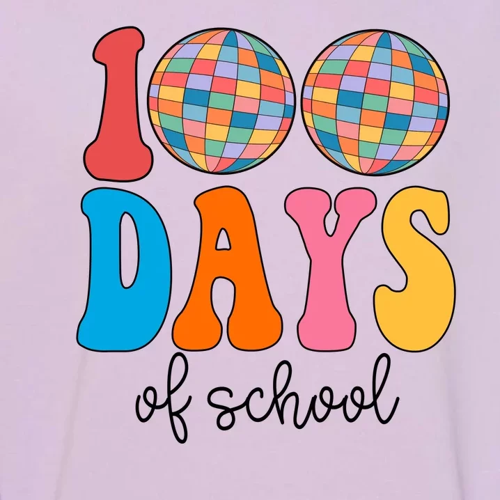 100 Days Of School Disco Celebration Garment-Dyed Sweatshirt