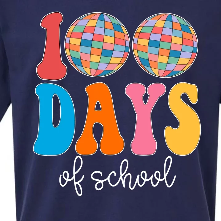 100 Days Of School Disco Celebration Sueded Cloud Jersey T-Shirt