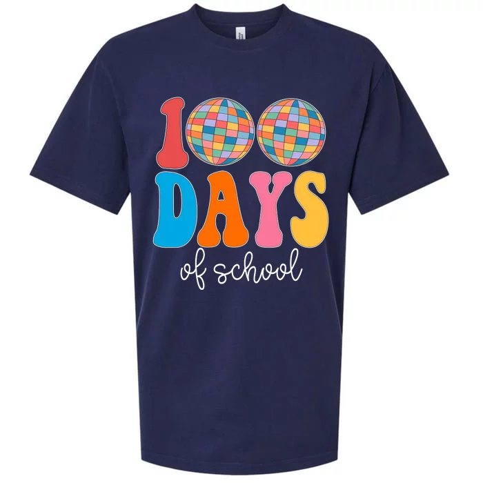 100 Days Of School Disco Celebration Sueded Cloud Jersey T-Shirt