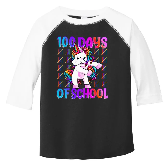 100 Days Of School Unicorn 100 Days Smarter 100th Day Toddler Fine Jersey T-Shirt