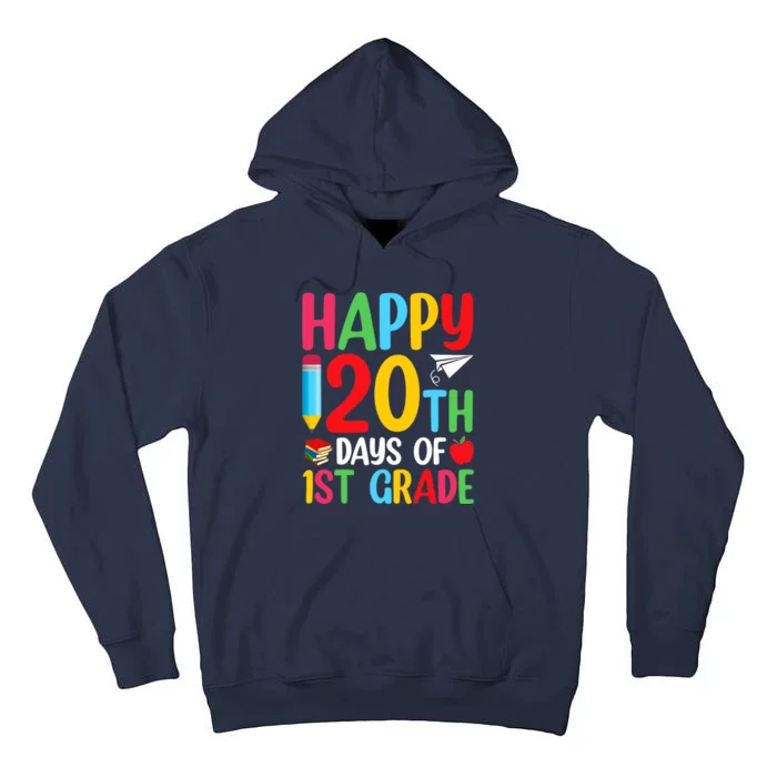 120th Day Of School Teachers Happy 120 Days Of 1st Grade Tall Hoodie