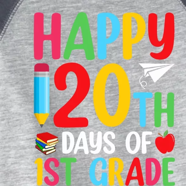 120th Day Of School Teachers Happy 120 Days Of 1st Grade Toddler Fine Jersey T-Shirt