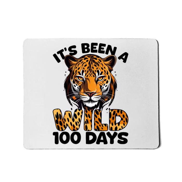 100th Day Of School Wild 100 Days Leopard Cheetah Tiger Lion Mousepad