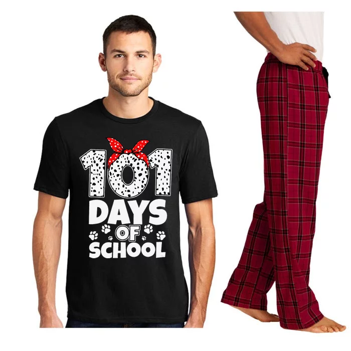 100 Days Of School Dalmatian Dog Girl 100 Days Smarter Pajama Set